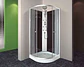 Cabina 198x90x90 cm Curva 6 Jets negro - Miniatura 3