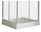 Cabina cuadrada perfil cromado 210x90x90 cm - Miniatura 2