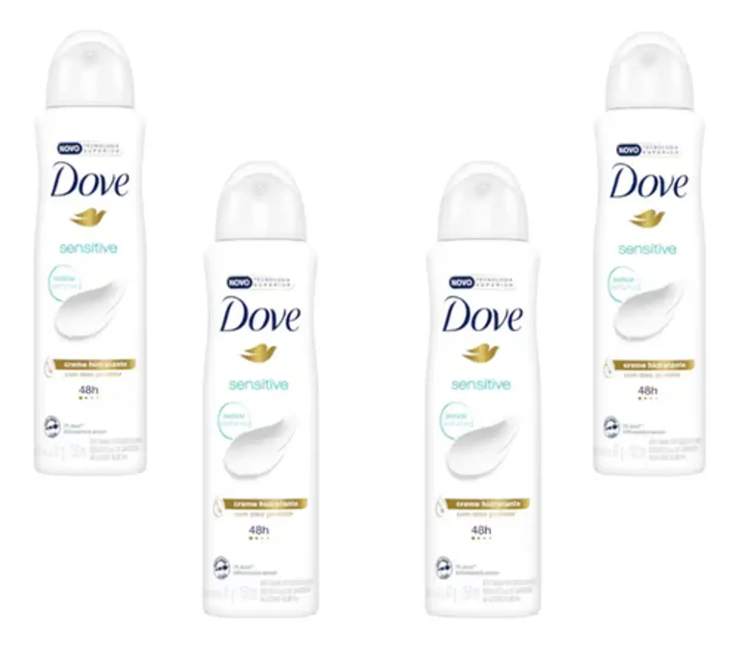 Desodorante aerosol Dove Sensitive Mujer 48h - Pack 4 un. 1