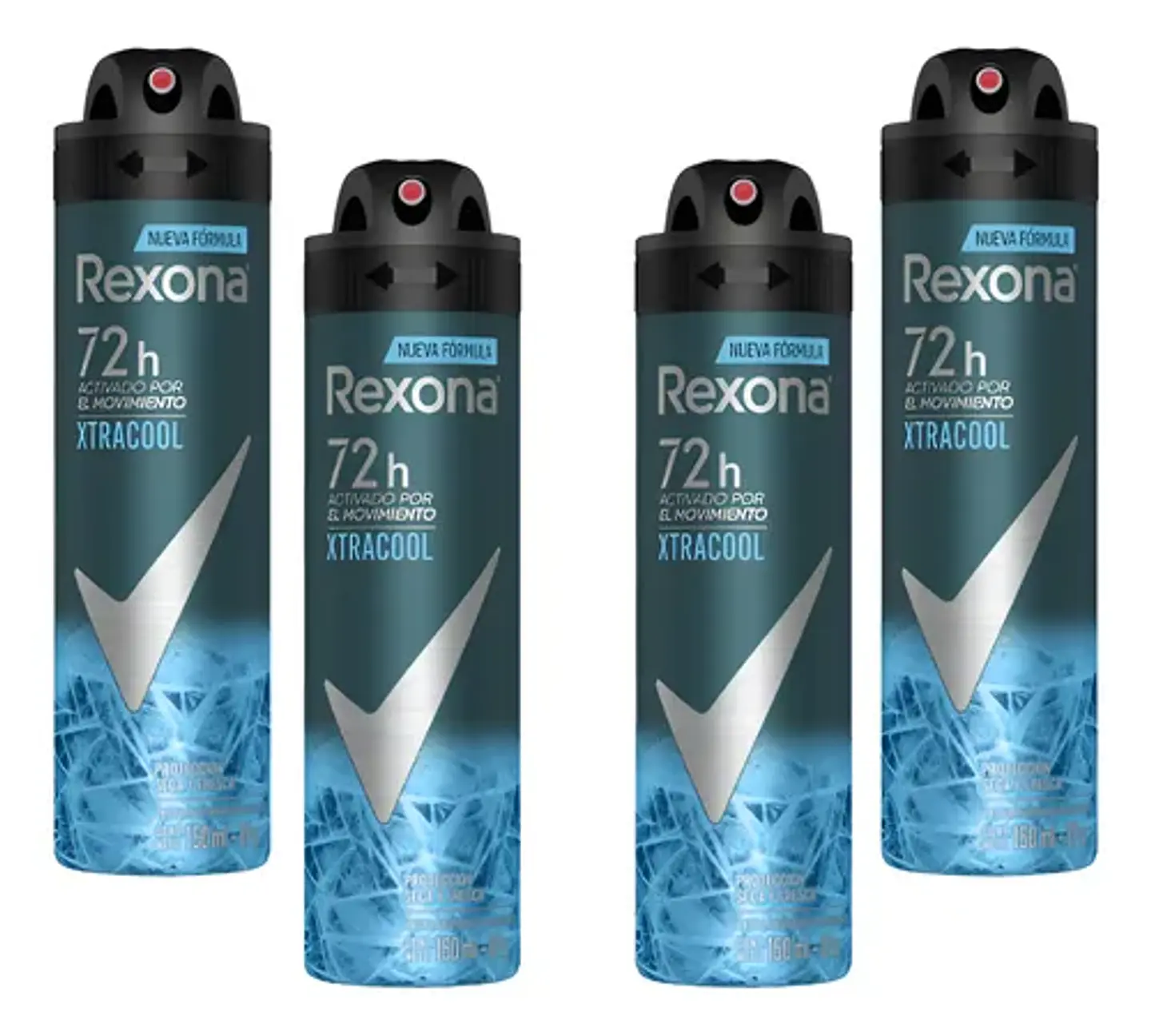 Desodorante aerosol Rexona XtraCool 72h - Pack 4 un. 1