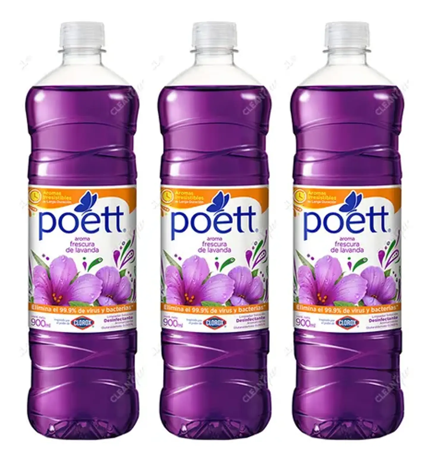 Poett Lavanda Limpiapisos 900ml - Pack 3 un. 1