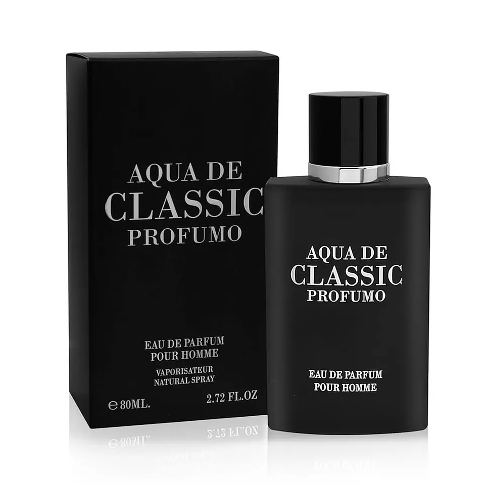 AQUA DE CLASSIC PROFUMO EDP 80 ML HOMBRE –FRAGRANCE WORLD 1