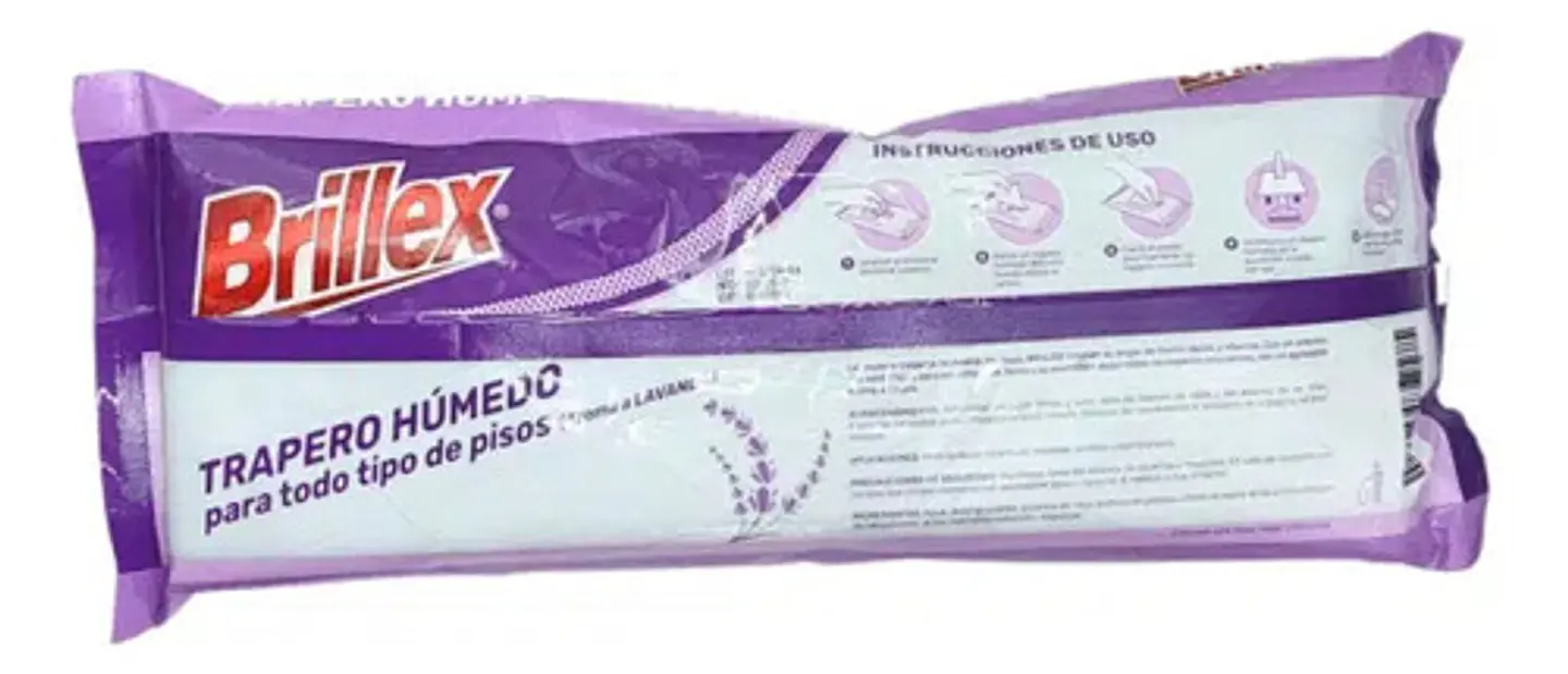 Trapero Húmedo Brillex Con Ojal 12 Un Aroma Lavanda Pack 3 U 2