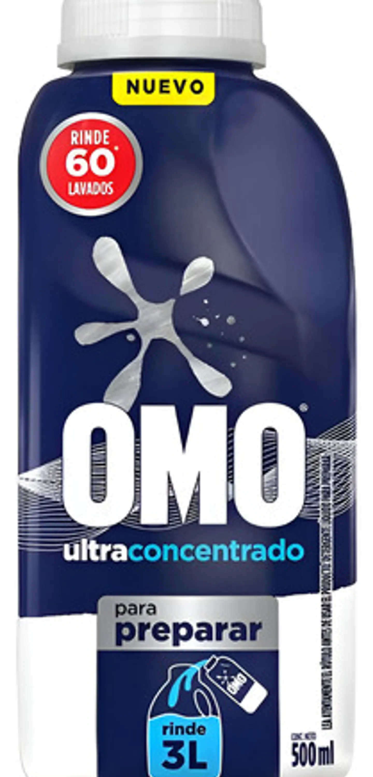 Omo Detergente Para Diluir Ultraconcentrado 500ml 60 Lavados 1