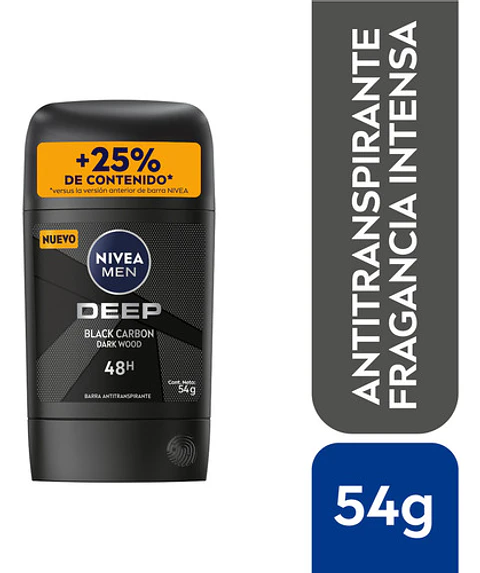Desodorante Barra Nivea Deep Masculino 54g