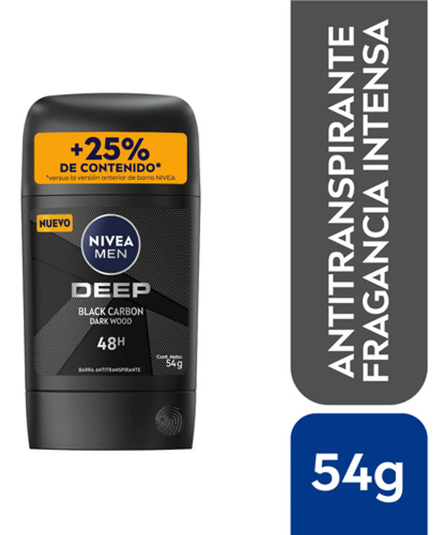 Desodorante Barra Nivea Deep Masculino 54g 1