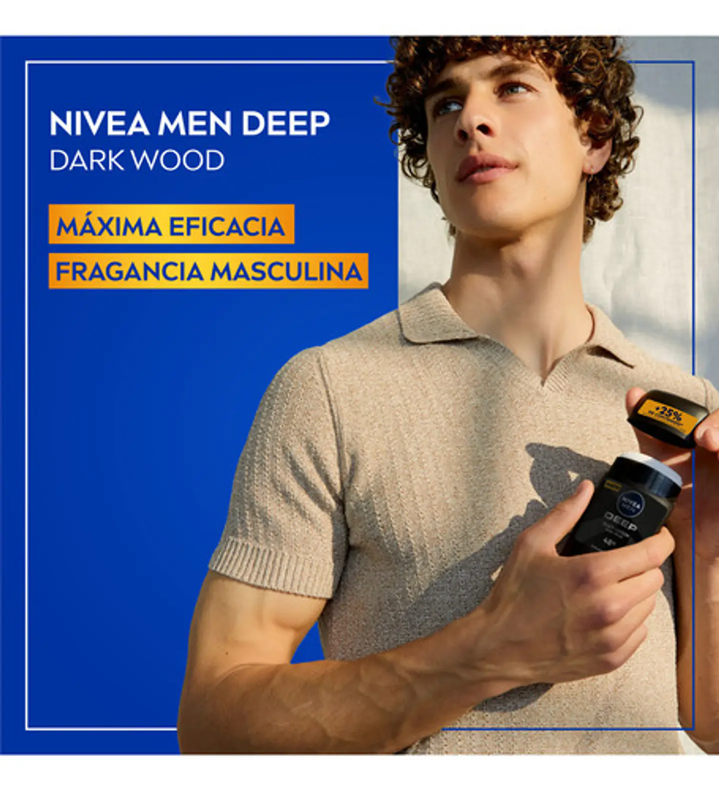Desodorante Barra Nivea Deep Masculino 54g 2