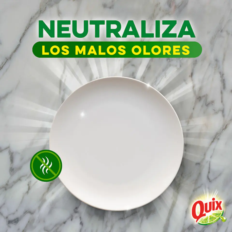 Quix Lavaloza Limón Con Bio Activos Concentrado 750ml 7