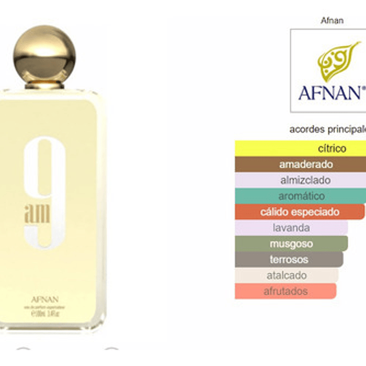 Afnan 9am Para Dama Eau De Parfum 100ml Spray 6
