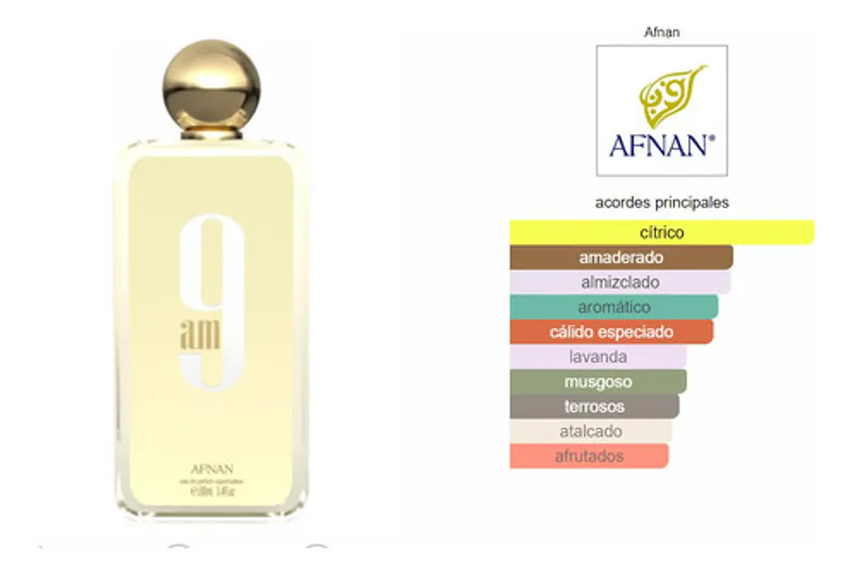 Afnan 9am Para Dama Eau De Parfum 100ml Spray 6