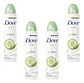 Desodorante Dove Go Fresh Pepino & Té Verde 48h Pack 4 Un Pepino Y Té Verde - Miniatura 1