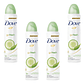 Desodorante Dove Go Fresh Pepino & Té Verde 48h Pack 4 Un Pepino Y Té Verde - Miniatura 1