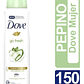 Desodorante Dove Go Fresh Pepino & Té Verde 48h Pack 4 Un Pepino Y Té Verde - Miniatura 3