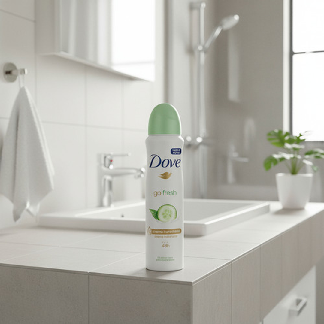 Desodorante Dove Go Fresh Pepino & Té Verde 48h Pack 4 Un Pepino Y Té Verde 4
