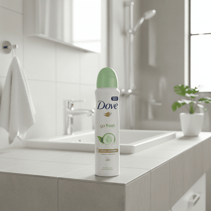Desodorante Dove Go Fresh Pepino & Té Verde 48h Pack 4 Un Pepino Y Té Verde 4