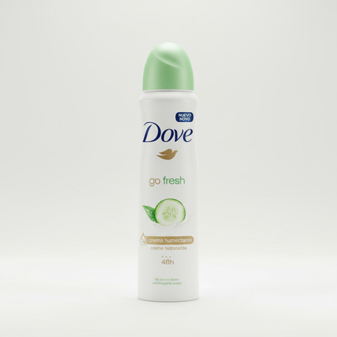 Desodorante Dove Go Fresh Pepino & Té Verde 48h Pack 4 Un Pepino Y Té Verde 5