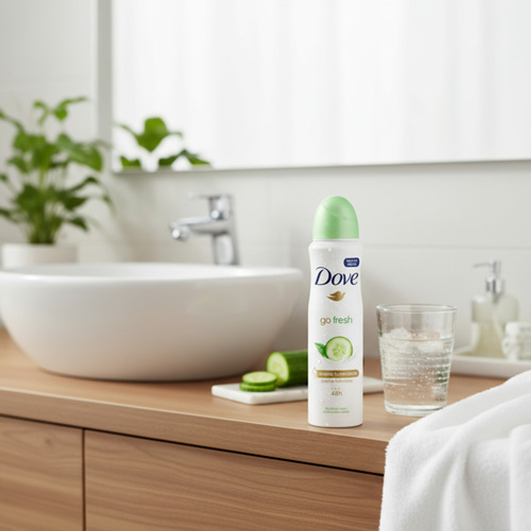 Desodorante Dove Go Fresh Pepino & Té Verde 48h Pack 4 Un Pepino Y Té Verde 7