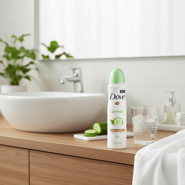 Desodorante Dove Go Fresh Pepino & Té Verde 48h Pack 4 Un Pepino Y Té Verde 7