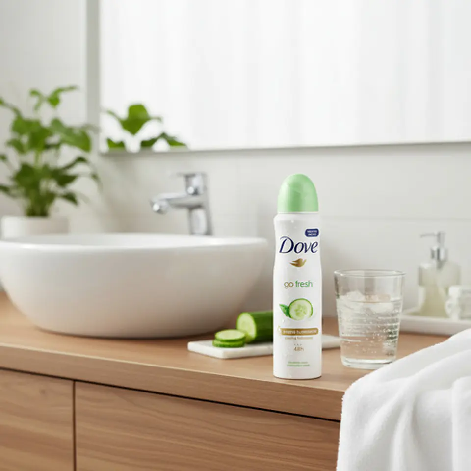 Desodorante Dove Go Fresh Pepino & Té Verde 48h Pack 4 Un Pepino Y Té Verde 7