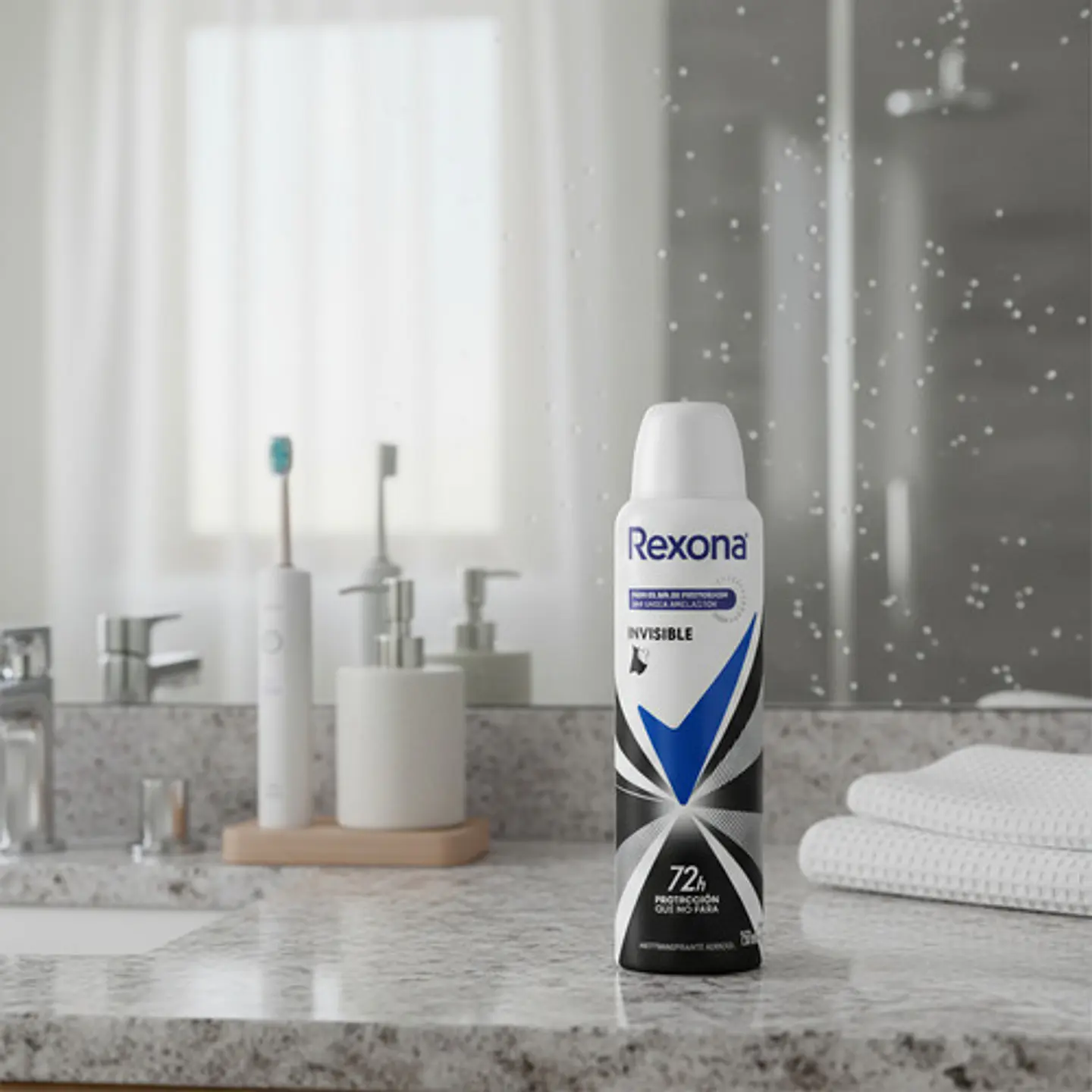 Desodorante Rexona Invisible Mujer 72h Pack 4 Un 7
