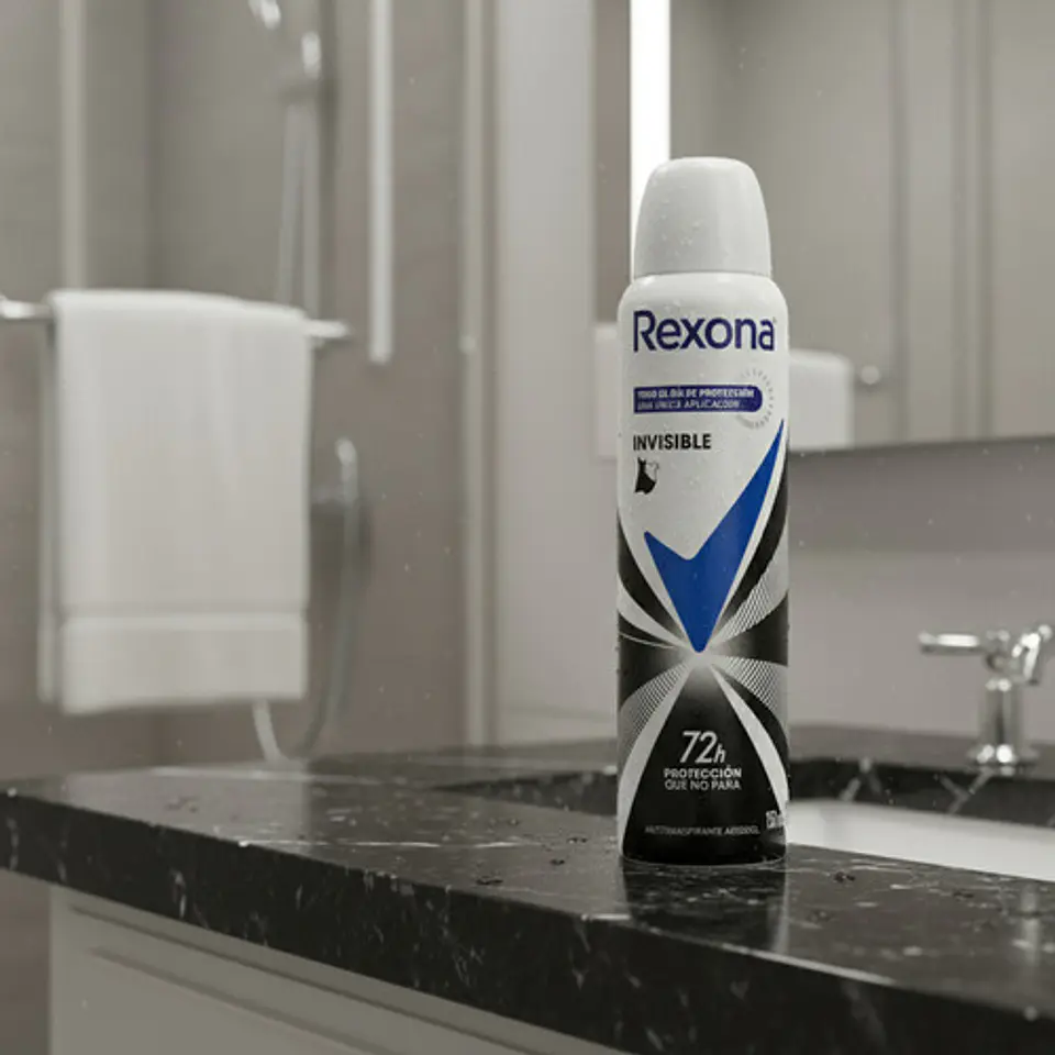 Desodorante Rexona Invisible Mujer 72h Pack 4 Un 10