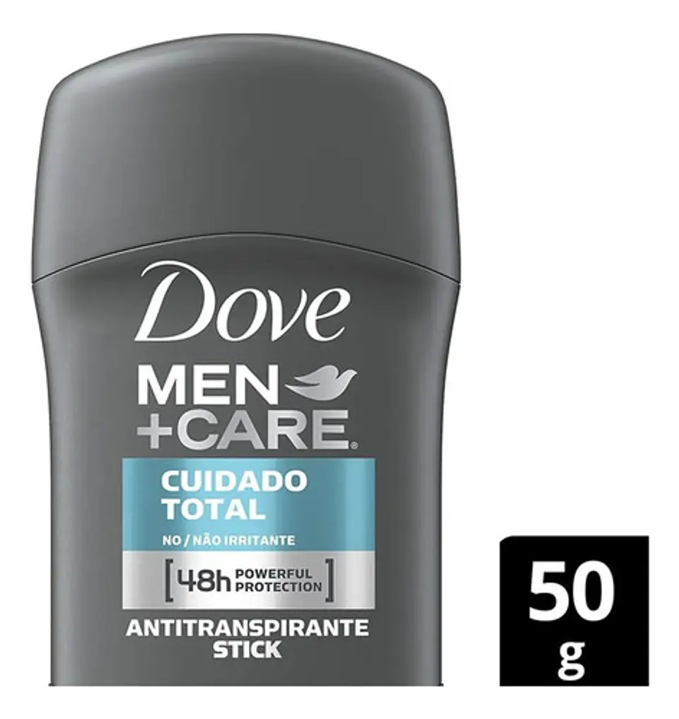 Desodorante Dove Men Care Antitranspirante Barra 48hs. 50g 2