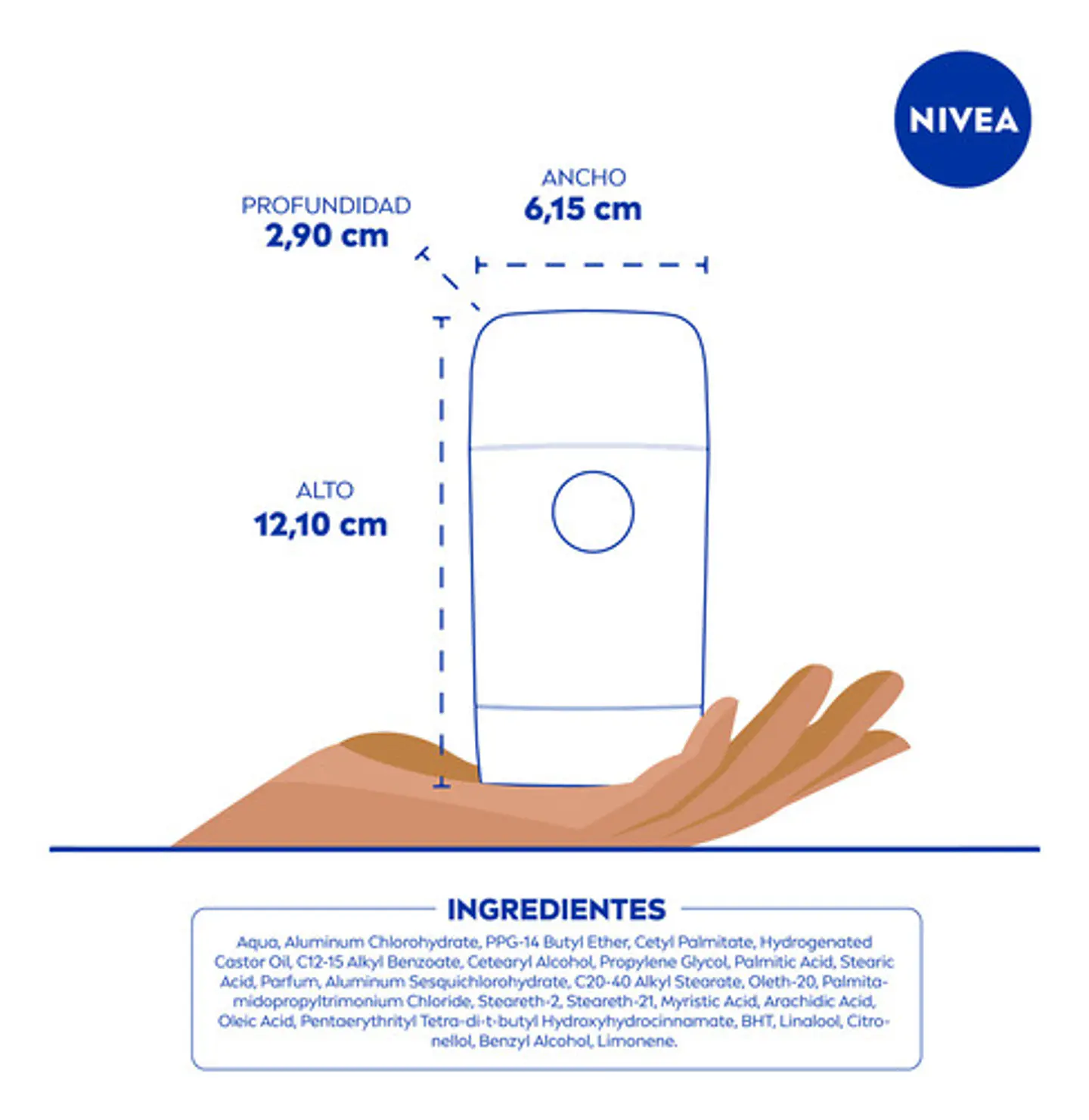 Desodorante Nivea Mujer Black&white Clear 72h 54g 3