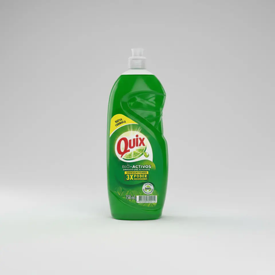 Lavaloza Quix Bio-activos Concentrado Limón 750ml Pack 3 Un 8