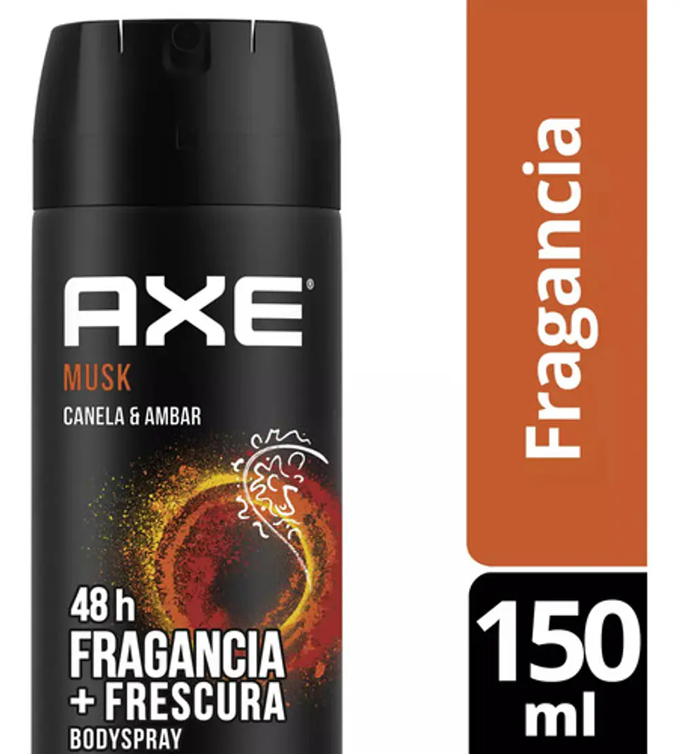Desodorante Axe Musk Bs 48h Pack 4 Unidades Canela Y Ambar 2