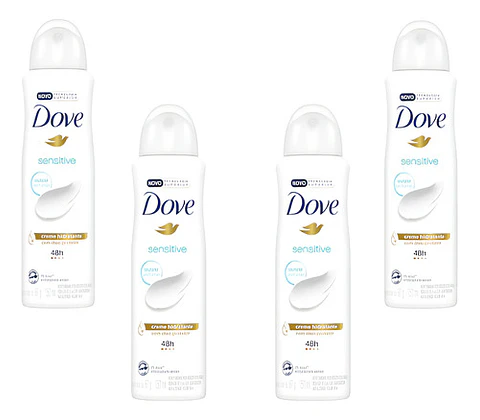 Desodorante Dove Sensitiv Mujer 48h Pack 4 Unidades