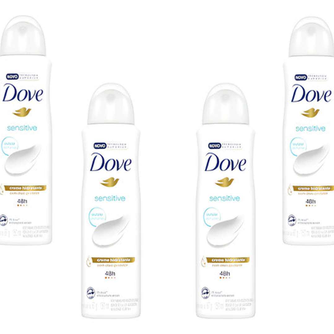 Desodorante Dove Sensitiv Mujer 48h Pack 4 Unidades 1