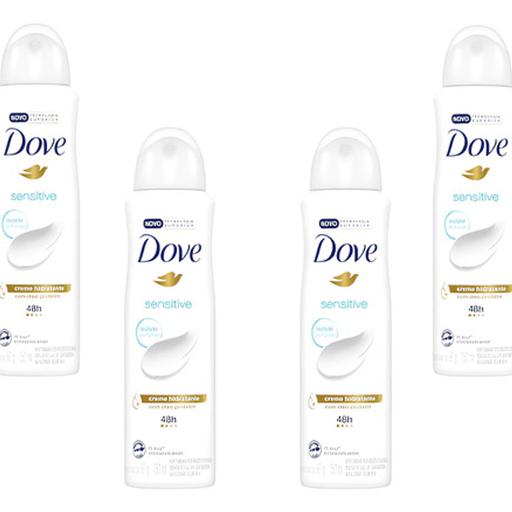 Desodorante Dove Sensitiv Mujer 48h Pack 4 Unidades 1