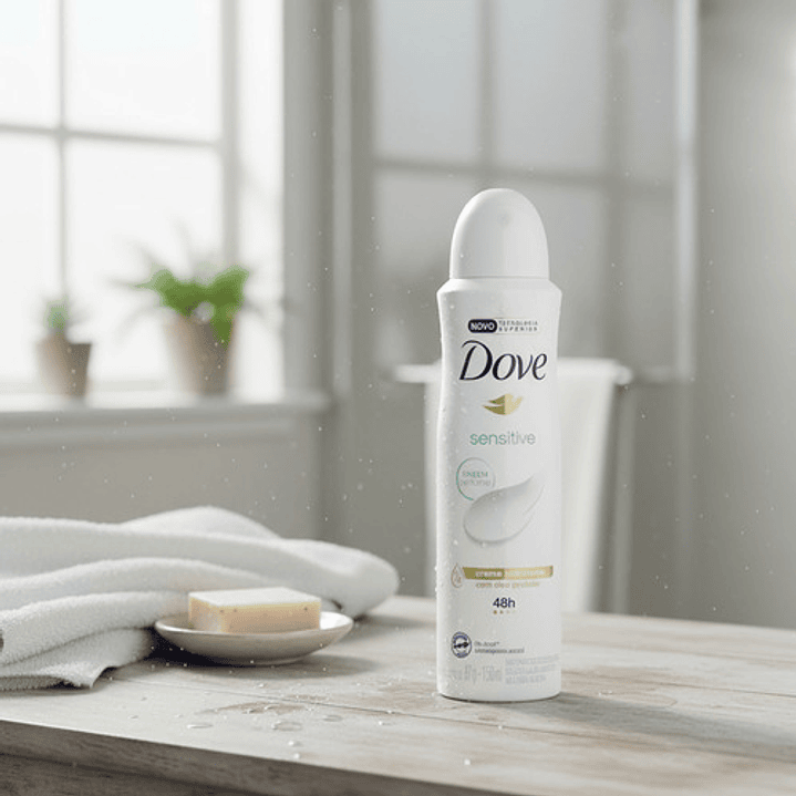 Desodorante Dove Sensitiv Mujer 48h Pack 4 Unidades 4