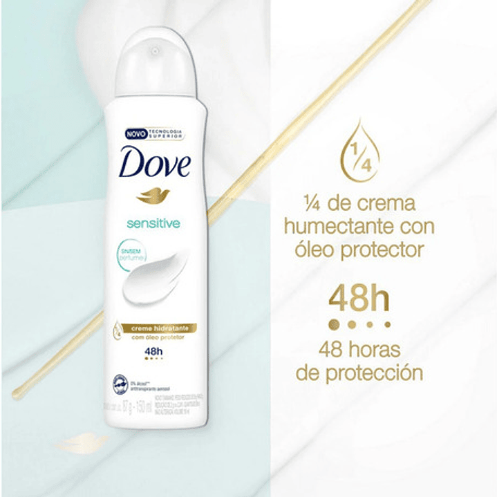 Desodorante Dove Sensitiv Mujer 48h Pack 4 Unidades 5