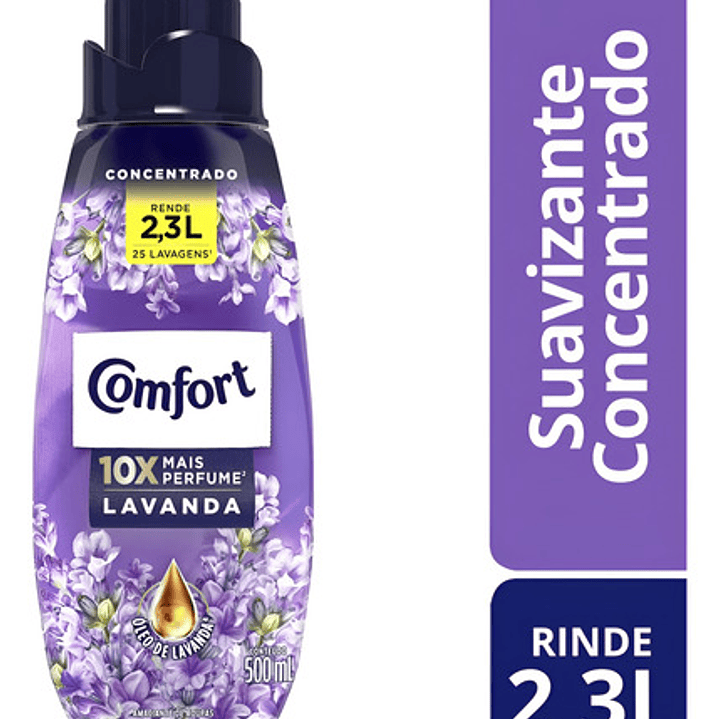 Suavizante Concentrado Comfort Aroma Lavanda 500 Ml 1