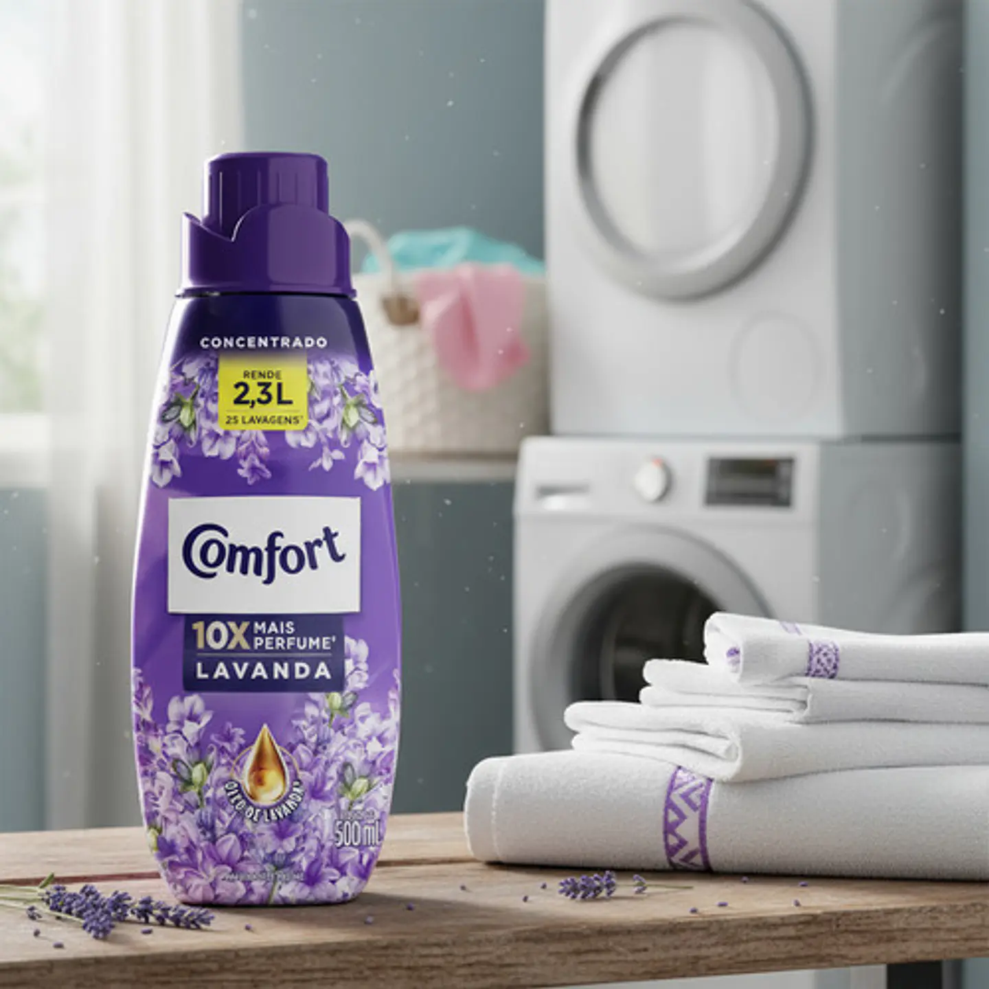 Suavizante Concentrado Comfort Aroma Lavanda 500 Ml 7