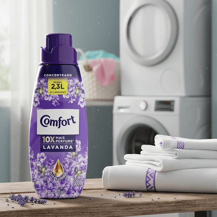 Suavizante Concentrado Comfort Aroma Lavanda 500 Ml 7