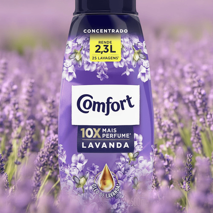 Suavizante Concentrado Comfort Aroma Lavanda 500 Ml 9