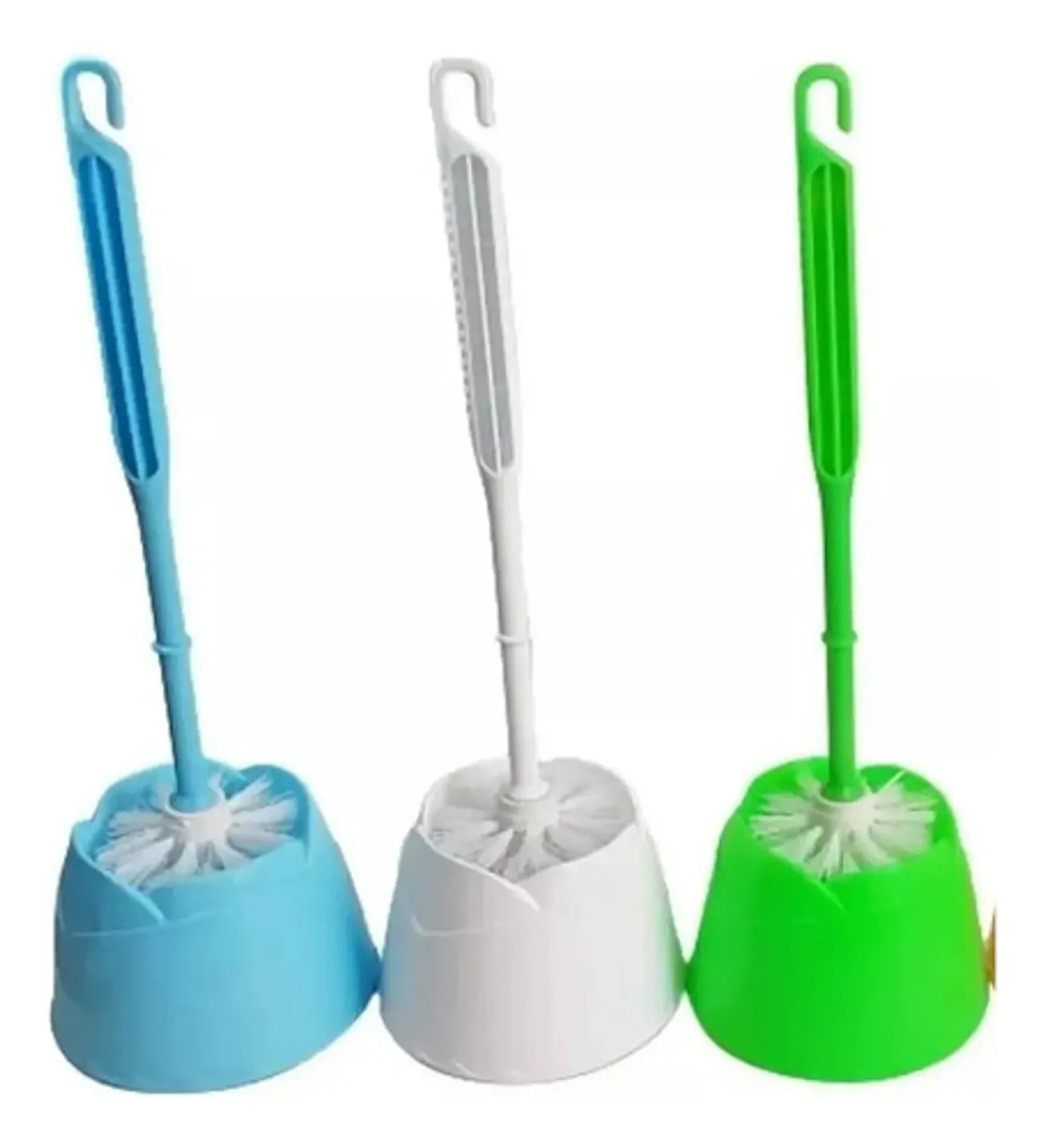 Cepillo Escobilla Limpiador Para Inodoro Wc - Hisopo Colores 1