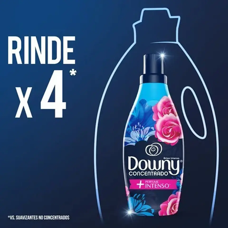Suavizante Downy Brisa Intenso Perfume Más Intenso 1l 3