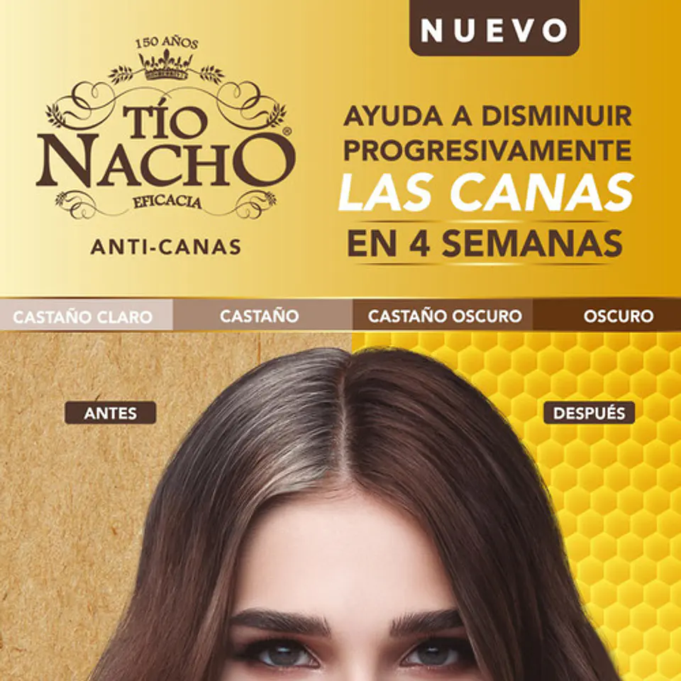 Tio Nacho Shampoo Tonalizador Anti-canas Y Anti-caída 415 Ml 4