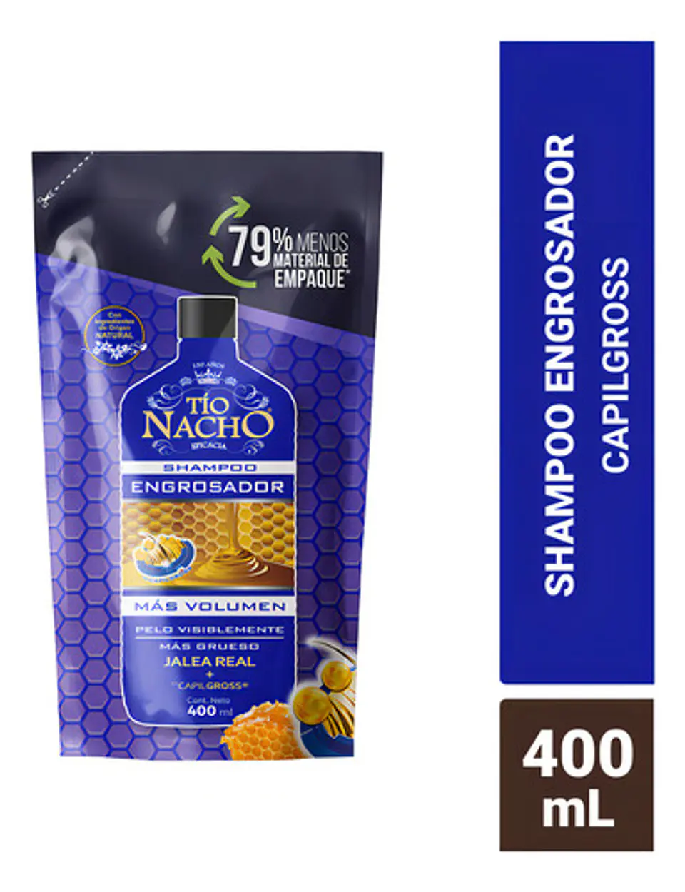 Tio Nacho Doypack Shampoo Engrosador 400ml 1