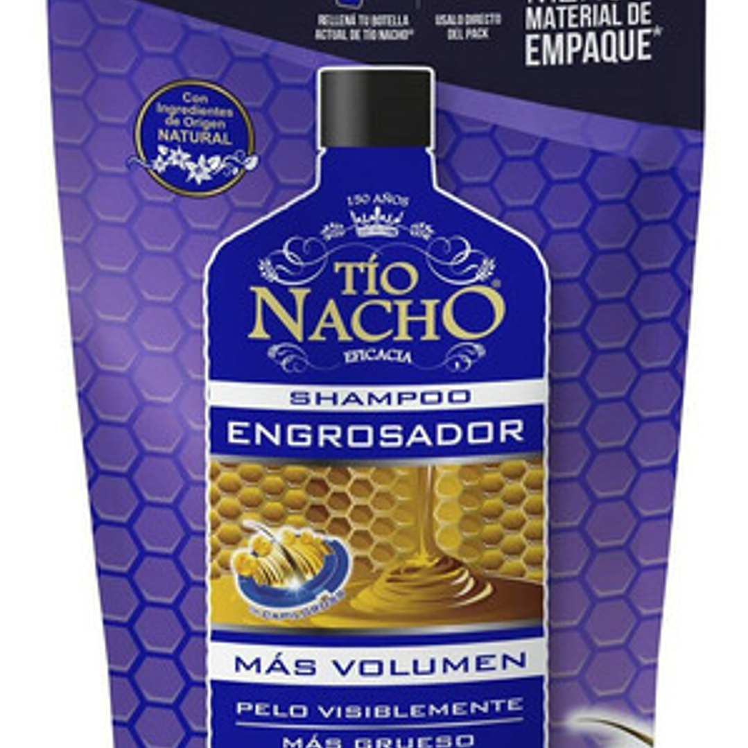 Tio Nacho Doypack Shampoo Engrosador 400ml 4