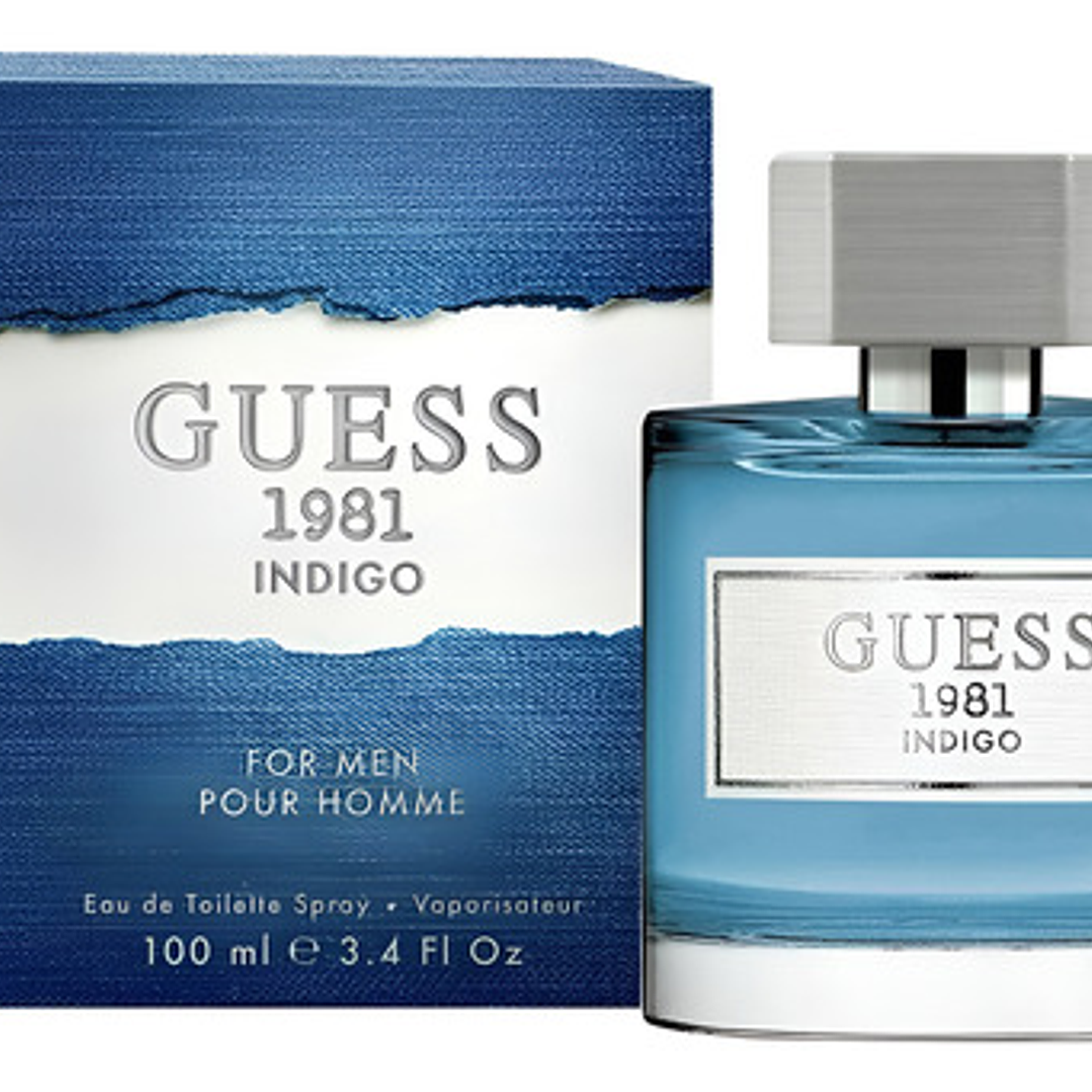 1981 Indigo For Men Edt 100 Ml Hombre Guess 1