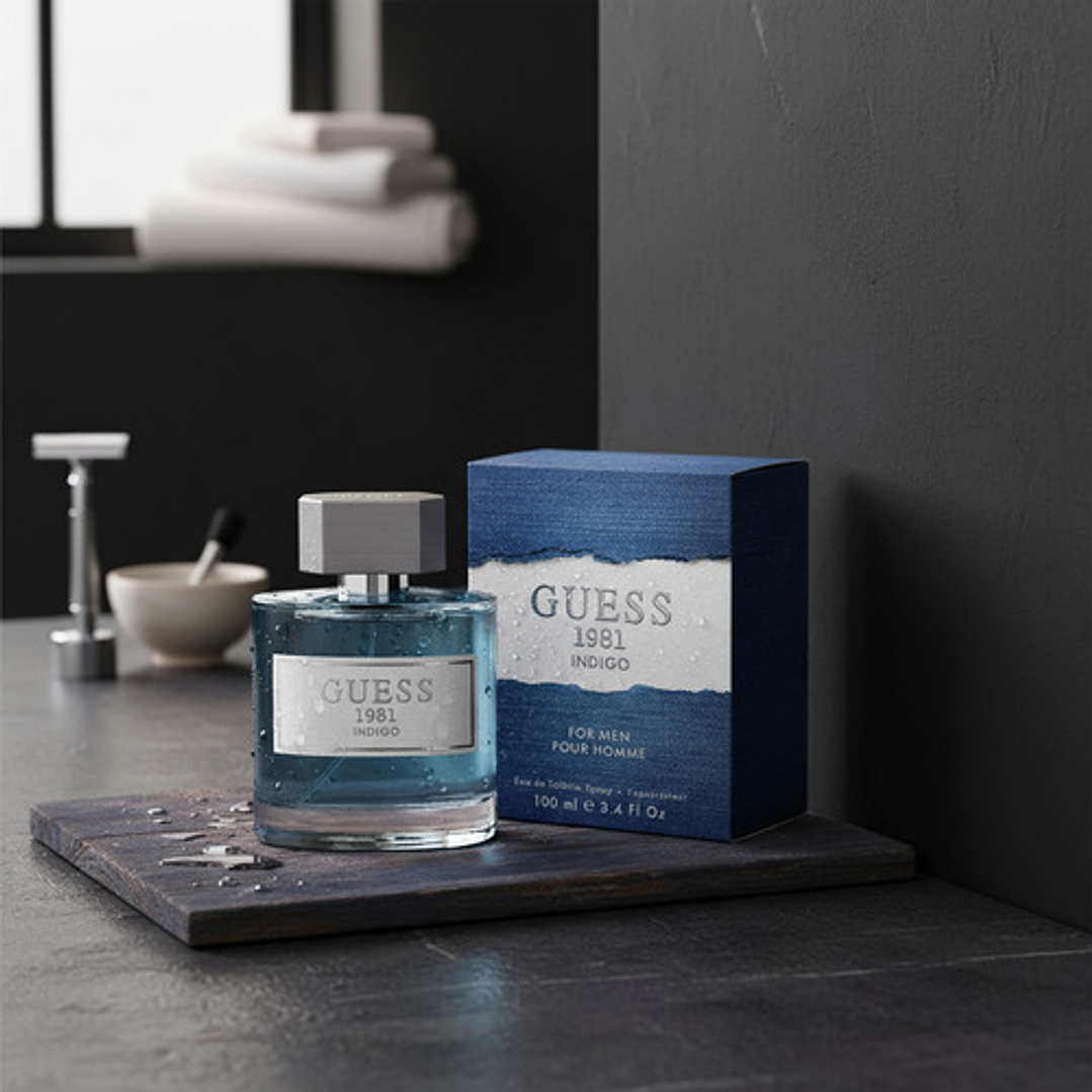 1981 Indigo For Men Edt 100 Ml Hombre Guess 4