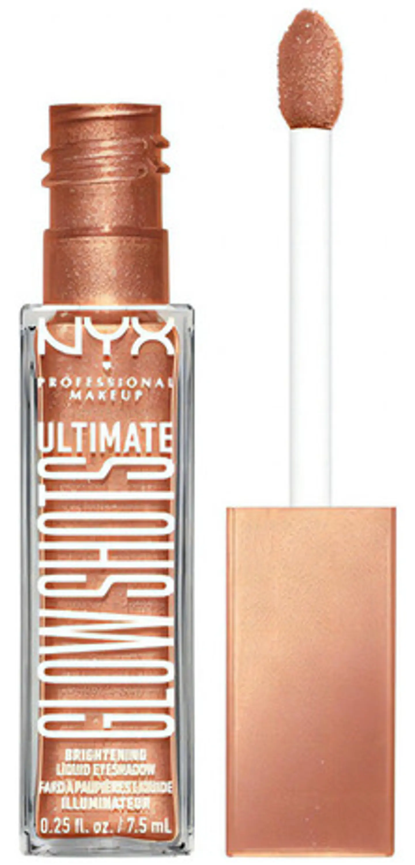 Sombra Líquida Glow Shots 7.5ml Nyx Professional Makeup Color De La Sombra Twisted Tangerine 2