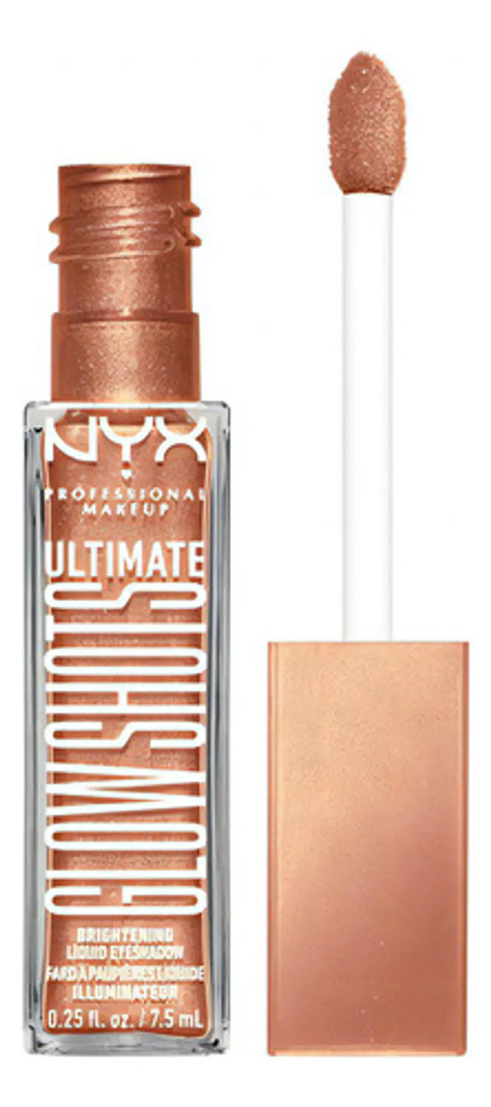 Sombra Líquida Glow Shots 7.5ml Nyx Professional Makeup Color De La Sombra Twisted Tangerine 2