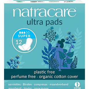Natracare Súper Toalla Higienica Ultra - 12 - Unidad - 1