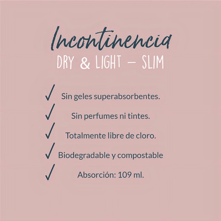 Natracare Apósito Para Incontinencia Plus Dry & Light 3