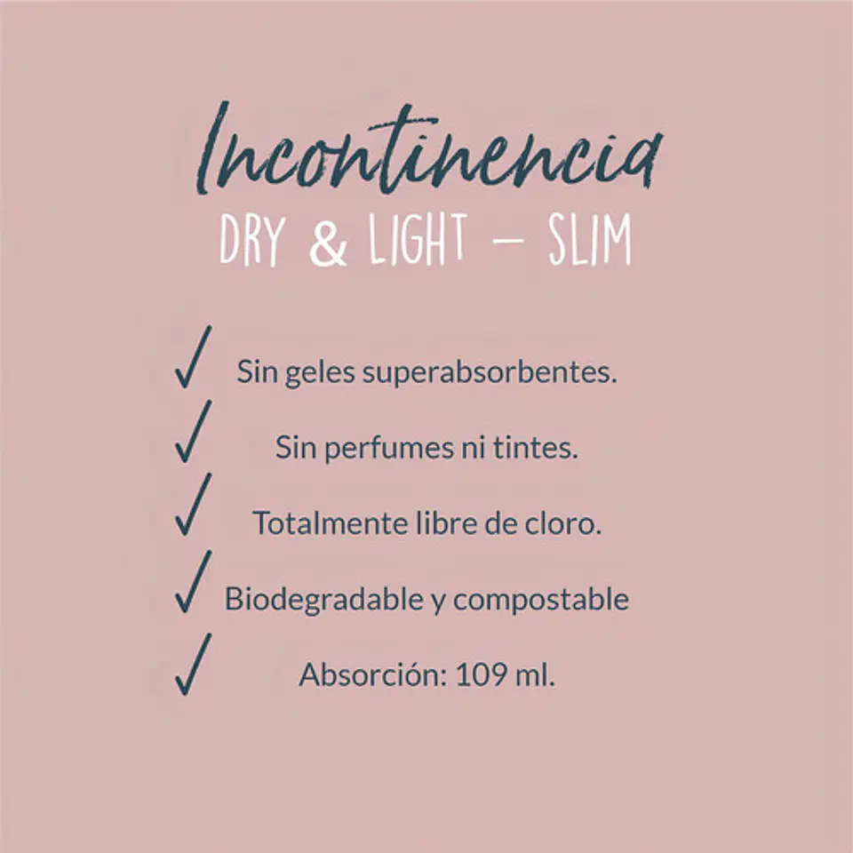 Natracare Apósito Para Incontinencia Slim Dry & Light 3